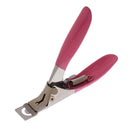 Stainless Steel Nail Art Edge Manicure Acrylic Gel False Tips Clipper Cutter Nails Scissors Professional Salon Home Use Random Color
