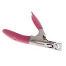 Stainless Steel Nail Art Edge Manicure Acrylic Gel False Tips Clipper Cutter Nails Scissors Professional Salon Home Use Random Color