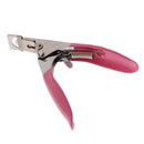 Stainless Steel Nail Art Edge Manicure Acrylic Gel False Tips Clipper Cutter Nails Scissors Professional Salon Home Use Random Color