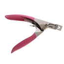 Stainless Steel Nail Art Edge Manicure Acrylic Gel False Tips Clipper Cutter Nails Scissors Professional Salon Home Use Random Color