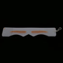 Set of 12 Styles Straight Flat Liner Reusable Eyebrow Grooming Stencil Transparent Eye Brow Template Shaping Shaper DIY Tool Yellow