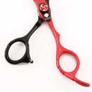 7.9 Inch Hair Cutting Styling Trimming Scissors Barber Shears for Hair Stylists Red & Black Stainless Steel Ultra-Sharp