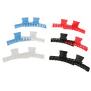 12 pieces Women Girls Butterfly Hairdresser Clamp Salon Hair Color Section Styling Claw Clips Grips Anti-slip Random