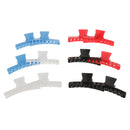 12 pieces Women Girls Butterfly Hairdresser Clamp Salon Hair Color Section Styling Claw Clips Grips Anti-slip Random