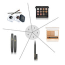 12 colors EyeShadow Palette Eyebrow Powder Set with Waterproof Long Lasting Eyeliner Pen Black Brown Gel Black Mascara