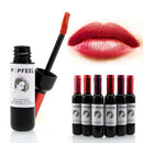 New 6 Colors/Set Velvet Waterproof Liquid Lip Gloss Matte Long Lasting Lipstick Lip Tint Beauty Red Wine Bottle Design