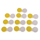 Set Of 10PCS Compact Portable Contact Lens Case Storage Box Organizer Travel Accessory