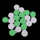 Set Of 10PCS Compact Portable Contact Lens Case Storage Box Organizer Travel Accessory Green Non-Transparent