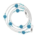 Long Lightweight Anti Slip Eyeglasses Sunglasses Spectacles Holder Necklace Travel Trip Hiking Outdoor Accessory Blue