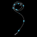 Long Lightweight Anti Slip Eyeglasses Sunglasses Spectacles Holder Necklace Travel Trip Hiking Outdoor Accessory Blue