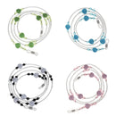 Long Lightweight Anti Slip Eyeglasses Sunglasses Spectacles Holder Necklace Travel Trip Hiking Outdoor Accessory Blue