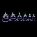 12 Cups Medical Chinese Magnet Vacuum Suction Cupping Body Massage Therapy Healthy Pull Out Apparatus