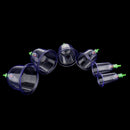 12 Cups Medical Chinese Magnet Vacuum Suction Cupping Body Massage Therapy Healthy Pull Out Apparatus