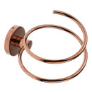 Copper Hair Dryer Blower Spiral Stand Holder Wall Mounted Organizer Hair Drier Rack Shelf Hotel Salon Bracket Bathroom Washroom Accessories