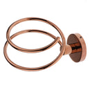 Copper Hair Dryer Blower Spiral Stand Holder Wall Mounted Organizer Hair Drier Rack Shelf Hotel Salon Bracket Bathroom Washroom Accessories