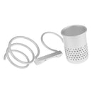 Hair Dryer Blow Stand Holder Wall Mounted Shelf Rack Bracket Hair Drier Organizer with Comb Flat Iron Straightener Storage Cup