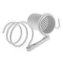 Hair Dryer Blow Stand Holder Wall Mounted Shelf Rack Bracket Hair Drier Organizer with Comb Flat Iron Straightener Storage Cup