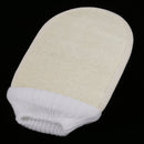 Natural Loofah Sponge Bath Massage Brush Body Cleaning Exfoliator Washing Glove Towel Wipe Beige