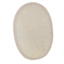 1 piece Beige Oval Shaped Bath Shower Washing Exfoliator Face Body Skin Loofah Scrubber Brush SPA Massage Sponge Pad