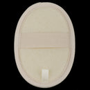 1 piece Beige Oval Shaped Bath Shower Washing Exfoliator Face Body Skin Loofah Scrubber Brush SPA Massage Sponge Pad