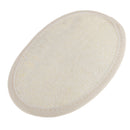 1 piece Beige Oval Shaped Bath Shower Washing Exfoliator Face Body Skin Loofah Scrubber Brush SPA Massage Sponge Pad