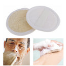 2pcs/set Round Loofah Luffa Sponge Scrubber Pads Facial Pore Blackhead Cleansing Washing SPA Massage Puff