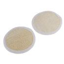 2pcs/set Round Loofah Luffa Sponge Scrubber Pads Facial Pore Blackhead Cleansing Washing SPA Massage Puff