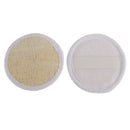2pcs/set Round Loofah Luffa Sponge Scrubber Pads Facial Pore Blackhead Cleansing Washing SPA Massage Puff