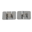 2pcs Mini Nail Art Palette Cosmetic Mixing Palette Set Ring Manicure Nail Tool for Blending Paint Shades Concealers Lipsticks