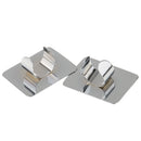2pcs Mini Nail Art Palette Cosmetic Mixing Palette Set Ring Manicure Nail Tool for Blending Paint Shades Concealers Lipsticks