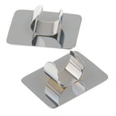 2pcs Mini Nail Art Palette Cosmetic Mixing Palette Set Ring Manicure Nail Tool for Blending Paint Shades Concealers Lipsticks