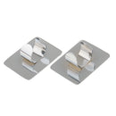 2pcs Mini Nail Art Palette Cosmetic Mixing Palette Set Ring Manicure Nail Tool for Blending Paint Shades Concealers Lipsticks