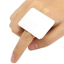 2pcs Mini Nail Art Palette Cosmetic Mixing Palette Set Ring Manicure Nail Tool for Blending Paint Shades Concealers Lipsticks