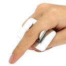 2pcs Mini Nail Art Palette Cosmetic Mixing Palette Set Ring Manicure Nail Tool for Blending Paint Shades Concealers Lipsticks