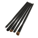 Pro 5pieces Makeup Cosmetic Foundation Eyeshadow Eyebrow Eyeliner Lip Blending Brushes Set with Organizer Tube Compact Size