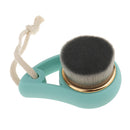 Exfoliating Face Cleansing Brush Deep Pore Facial Cleaning Tool Bamboo Hair Green Plastic Handle