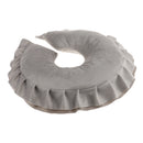 Soft Spa Massage Table Cradle Face Neck Head Rest Pillow Cushion Professional Salon Outdoor Travel U-Shape Cushion Gray