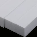 10 Pieces White Foam Nail Art Manicure Pedicure Buffer Buffing File Tools For Filling Nail Extensions, Acrylic Nails, False Nail Tips, Natural Nails