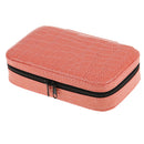 Portable Lightweight Zippered 32 Bottles Essential Oil Carrying Bag Storage Case Holder Organizer Nude