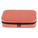 Portable Lightweight Zippered 32 Bottles Essential Oil Carrying Bag Storage Case Holder Organizer Nude