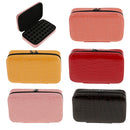 Portable Lightweight Zippered 32 Bottles Essential Oil Carrying Bag Storage Case Holder Organizer Yellow