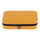 Portable Lightweight Zippered 32 Bottles Essential Oil Carrying Bag Storage Case Holder Organizer Yellow