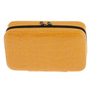 Portable Lightweight Zippered 32 Bottles Essential Oil Carrying Bag Storage Case Holder Organizer Yellow