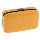 Portable Lightweight Zippered 32 Bottles Essential Oil Carrying Bag Storage Case Holder Organizer Yellow