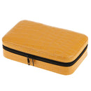Portable Lightweight Zippered 32 Bottles Essential Oil Carrying Bag Storage Case Holder Organizer Yellow