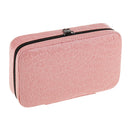 Portable Lightweight Zippered 32 Bottles Essential Oil Carrying Bag Storage Case Holder Organizer Pink