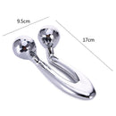 Professional Women V Face Kneading Ball Massager Platinum Body Slimming Tightening Roller Skin Care
