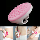 New Body Slimming Handheld Silicone Anti-Cellulite Massager Brush Home Spa Treatment for Arms, Legs, Thighs, Butt Scrubber