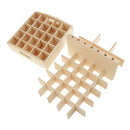 Travel Essential Oil Carrying Case Wooden Storage Box Organizer Holds up To 47 Bottles Aromatherapy Oils Container
