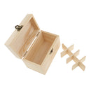 High Quality Wooden Box Storage Display Case Holds 8 Bottles of 10ml Essential Oils